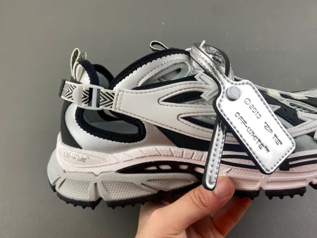 Off-White Negro Multi-Material Zapatillas Chunky 3