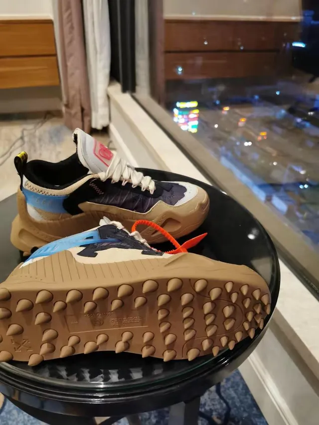 Off-White DDSY-1000 Beige Black Pink Orange Chunky Sneakers 3