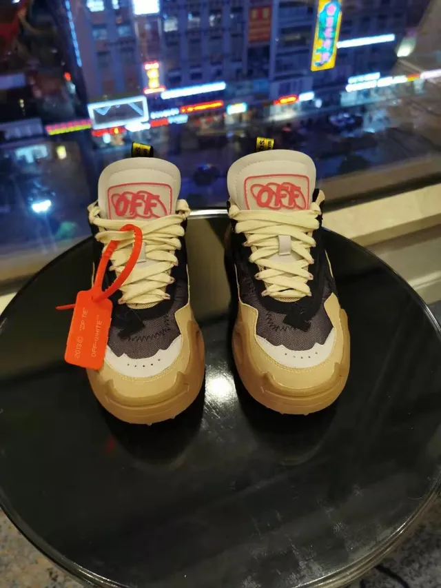 Off-White DDSY-1000 Beige Black Pink Orange Chunky Sneakers 5