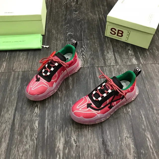 Off-White গোলাপি কালো ট্রান্সলুসেন্ট সোল ইন্ডাস্ট্রিয়াল জিপ-টাই লেসিং চাঙ্কি স্নিকার 8