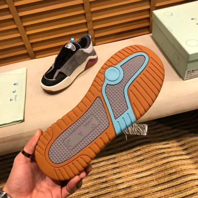 Off-White Runner Zapatillas Chunky Negro Gris Blanco Morado Azul 3