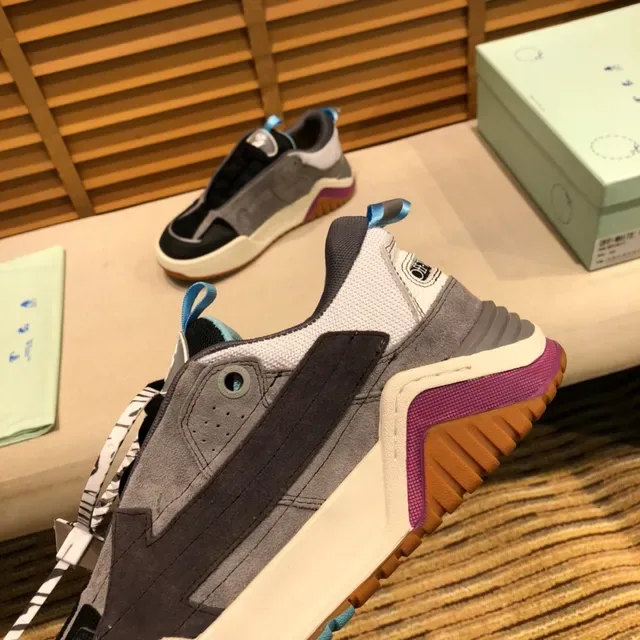 Off-White Runner Zapatillas Chunky Negro Gris Blanco Morado Azul 5