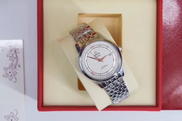 Omega De Ville Co-Axial Chronometer Silver-Tone Mechanical Watch 6