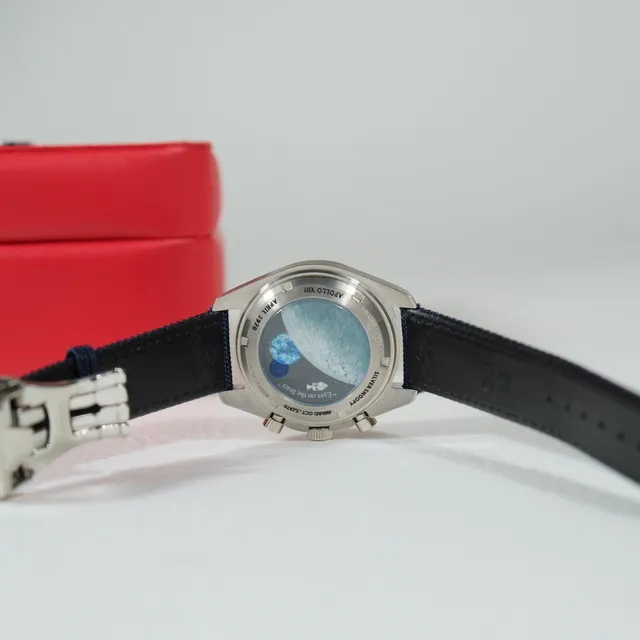 Omega Speedmaster Professional Blue and White Chronograph Mechanical Watch 5