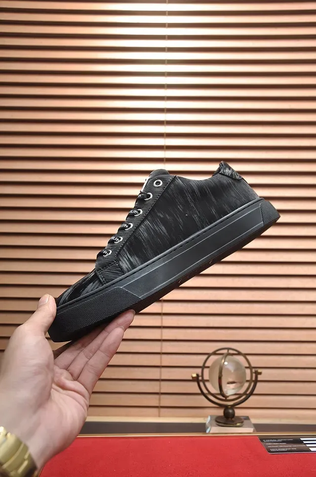 Philipp Plein Tênis Lifestyle com Cordões Pretos 4