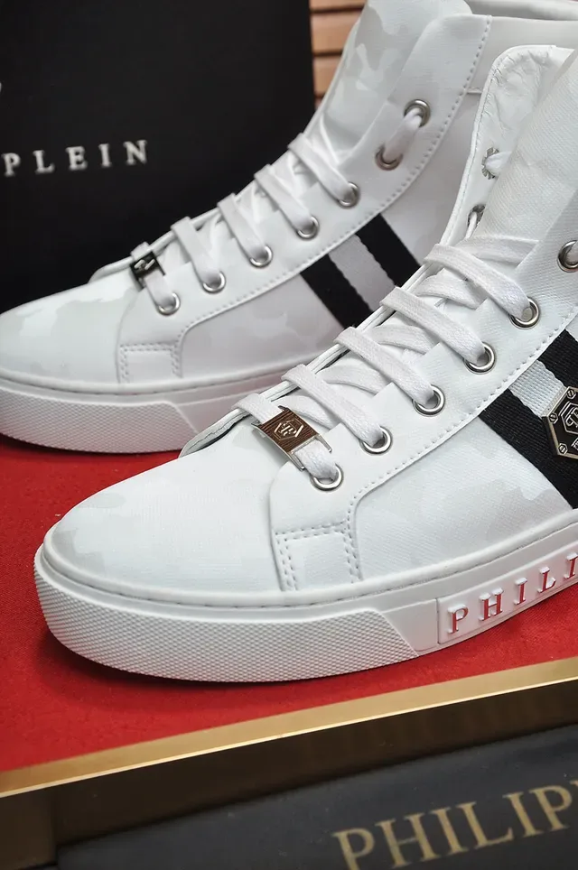 Philipp Plein High-Top Camouflage-Print Lifestyle Sneaker 3