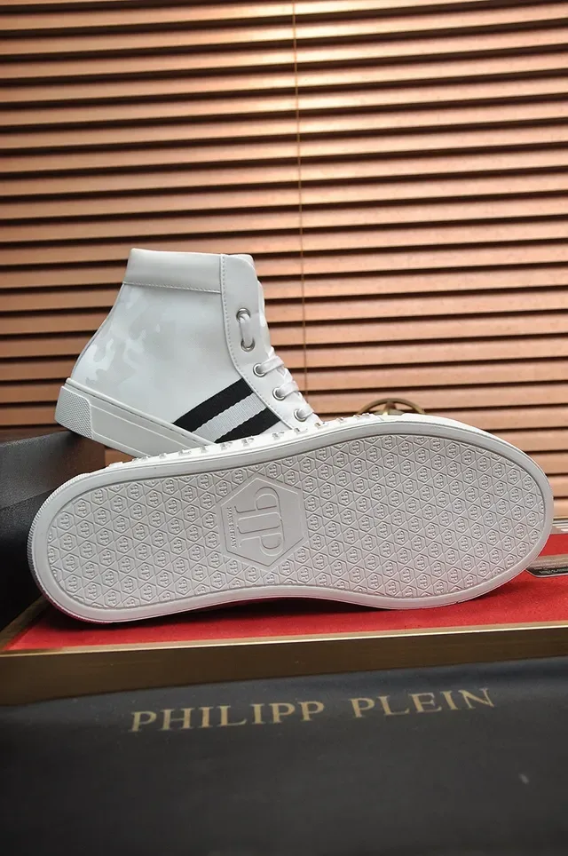 Philipp Plein High-Top Camouflage-Print Lifestyle Sneaker 4