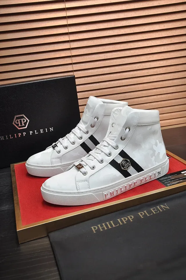 Philipp Plein High-Top Camouflage-Print Lifestyle Sneaker 7