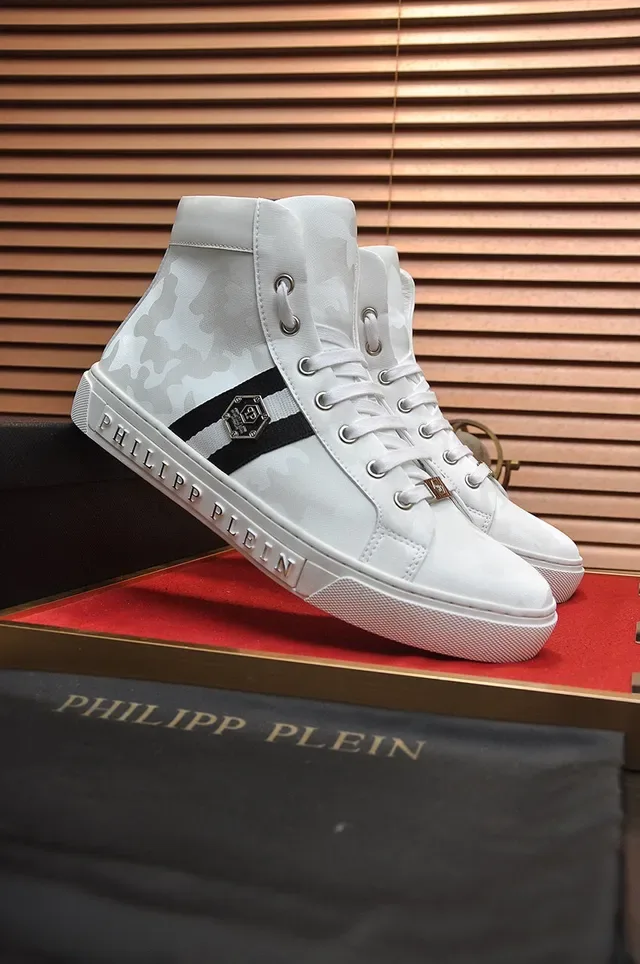 Philipp Plein High-Top Camouflage-Print Lifestyle Sneaker 8