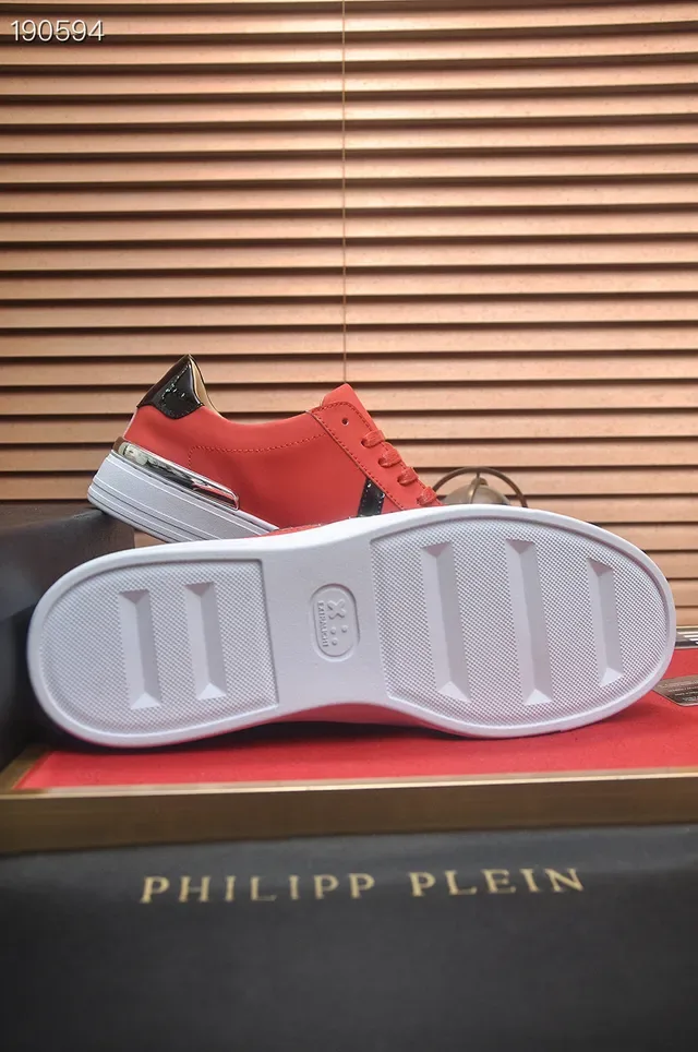 Philipp Plein PP Logo Red Lifestyle Sneakers 2