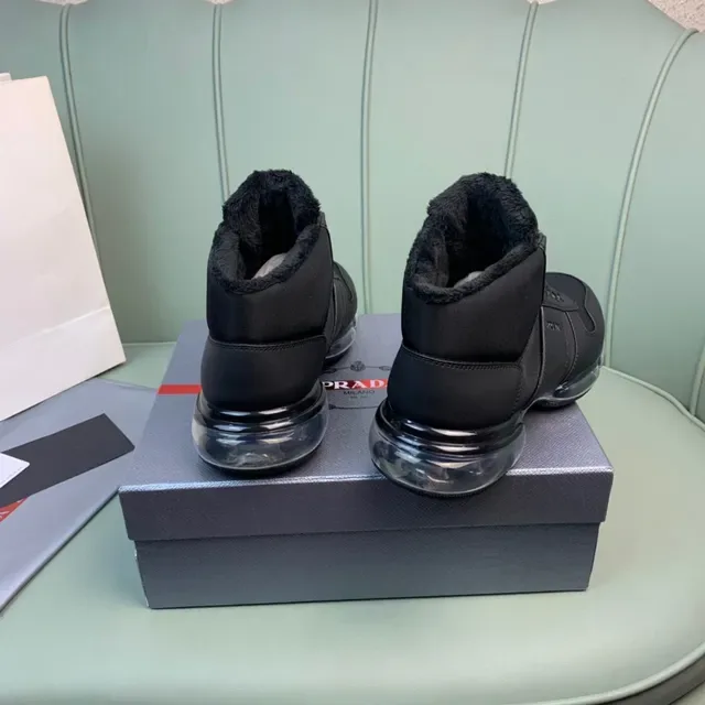 Prada Cloudbust Black High-Top Lifestyle Sneaker 3