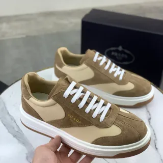 Prada Cloudbust Brown and Beige Lifestyle Sneakers