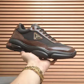 Prada Cloudbust Brown and Black Chunky Sneakers
