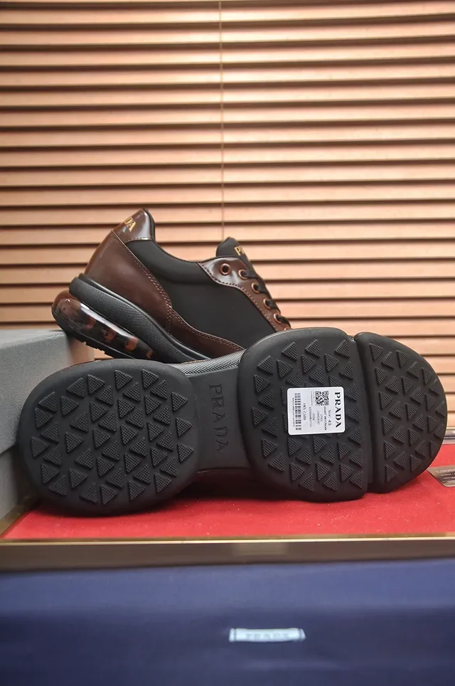 Prada Cloudbust Brown and Black Chunky Sneakers 3