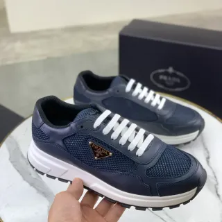 Prada Cloudbust Navy and White Lifestyle Sneakers