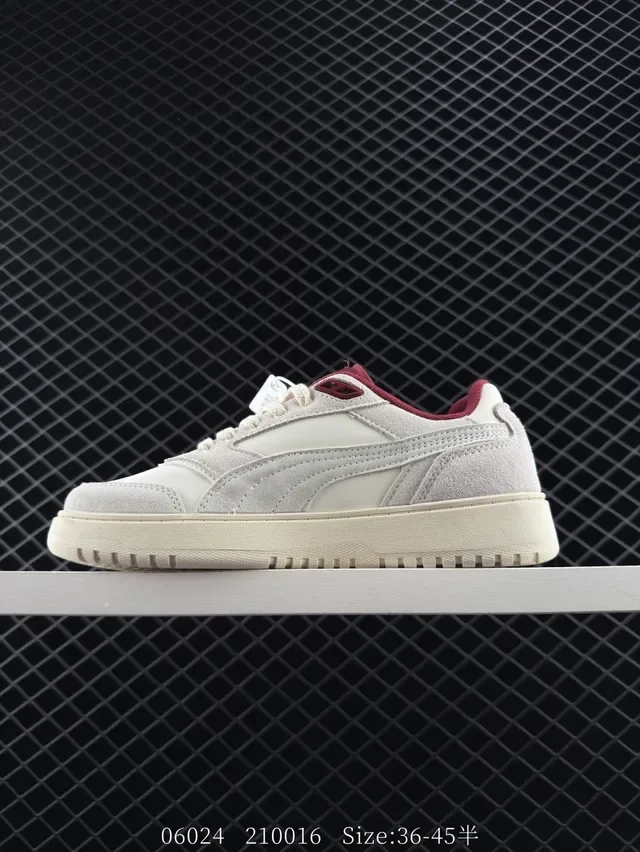 Puma Doublecourt Beige and Navy zapatillas lifestyle 6