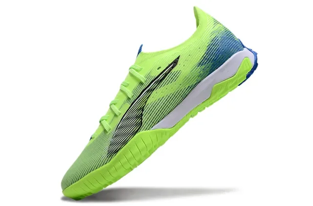 Puma Future Z Vert Bleu Knit Upper Semelle Moldée Turf Outsole Sneakers 3