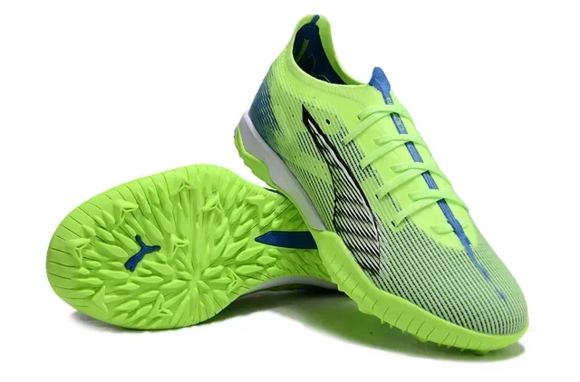 Puma Future Z Vert Bleu Knit Upper Semelle Moldée Turf Outsole Sneakers 4