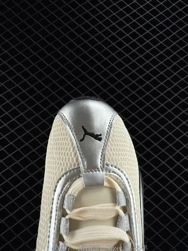 Puma Indoor OG Beige Black Mesh Lifestyle Sneakers 3
