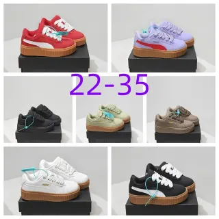 Puma 红色白色平台鞋底 软垫领口 生活方式运动鞋