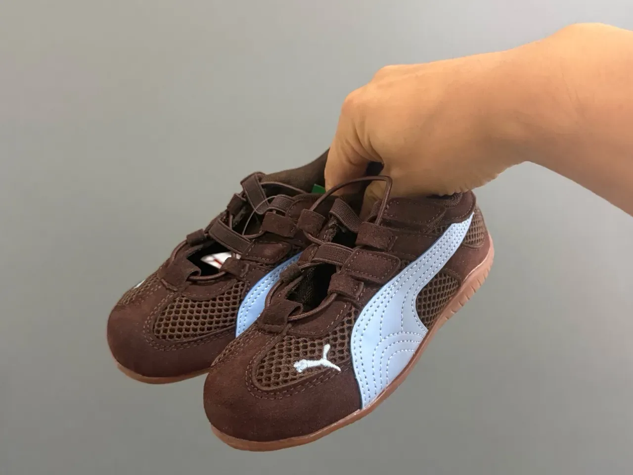 Puma Speedcat Silver Kids Lifestyle Sneakers 14