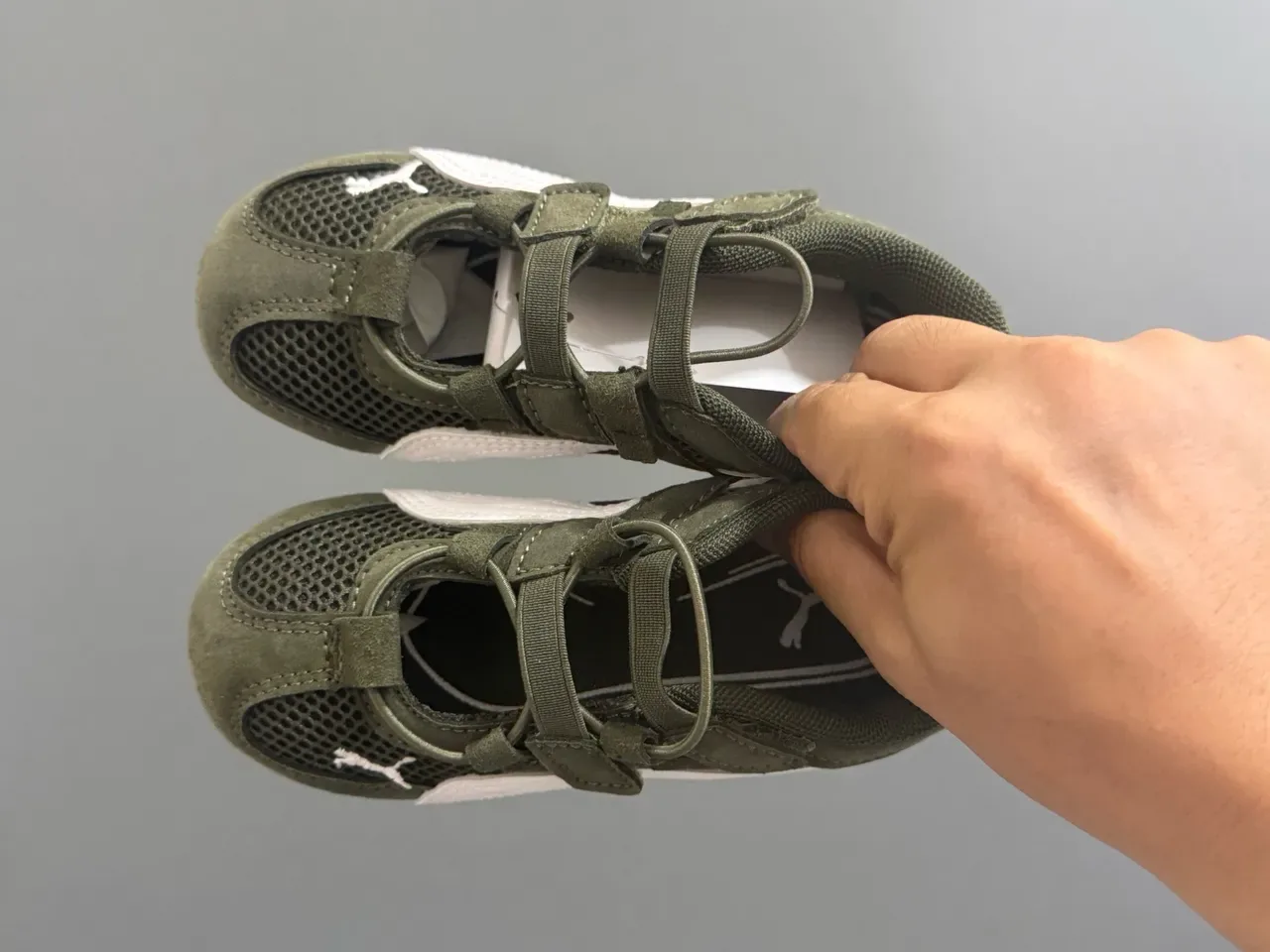 Puma Speedcat Silver Kids Lifestyle Sneakers 22