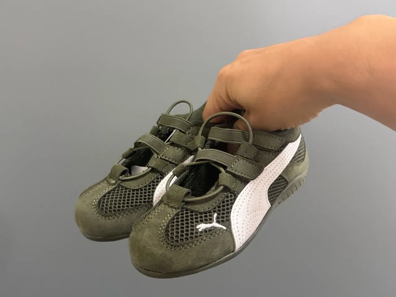 Puma Speedcat Silver Kids Lifestyle Sneakers 23