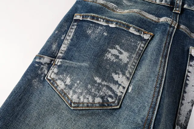 Purple Brand jeans déchirés décolorés slim-fit 6