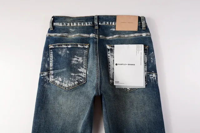 Purple Brand jeans déchirés décolorés slim-fit 7
