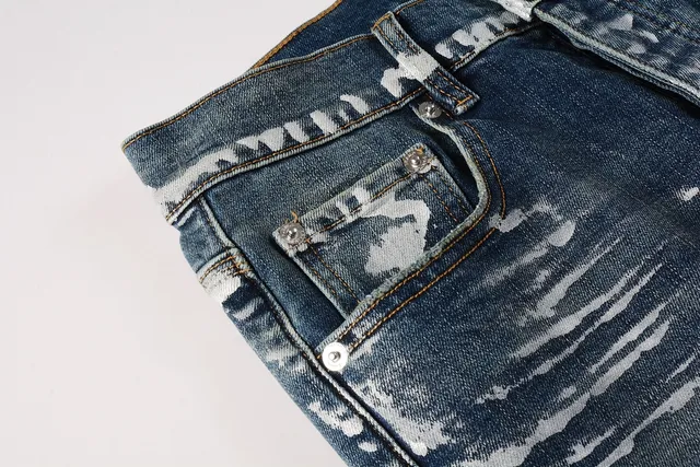 Purple Brand jeans déchirés décolorés slim-fit 10