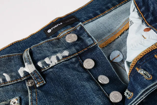 Purple Brand jeans déchirés décolorés slim-fit 11
