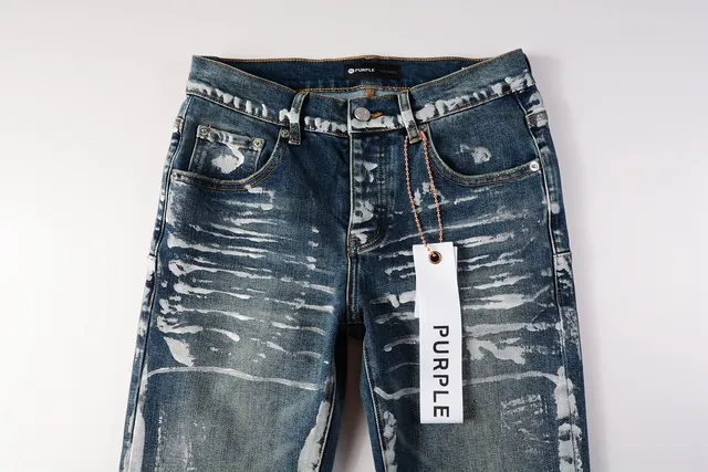 Purple Brand jeans déchirés décolorés slim-fit 14