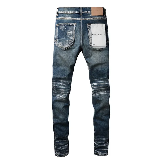 Purple Brand jeans déchirés décolorés slim-fit 15