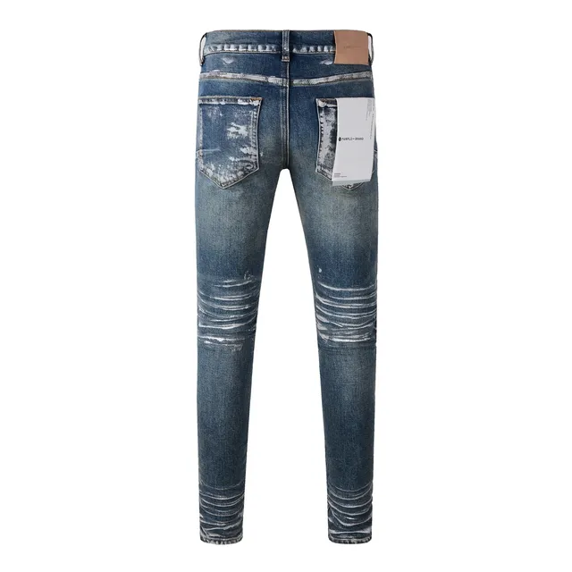 Purple Brand jeans déchirés décolorés slim-fit 17