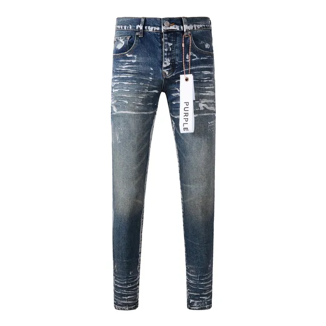 Purple Brand jeans déchirés décolorés slim-fit 18