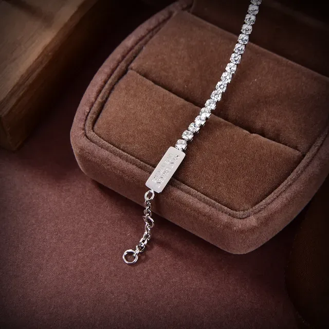 Saint Laurent OPYUM Bracelet chaîne en métal argenté 6