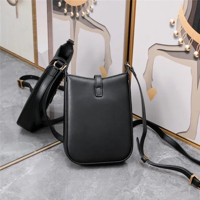 Saint Laurent White Gold Structured Leather YSL Monogram Messenger Bag 3