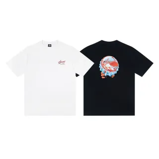 Stussy Stock Logo Bottle Cap Graphic T-Shirt