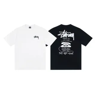 Stussy Stock Logo ग्राफिक टी-शर्ट