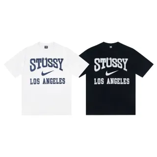 Stussy Stock Logo Los Angeles Graphic T-Shirt