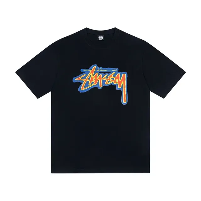 Camiseta gráfica Stussy Stock Logo multicolorida 5