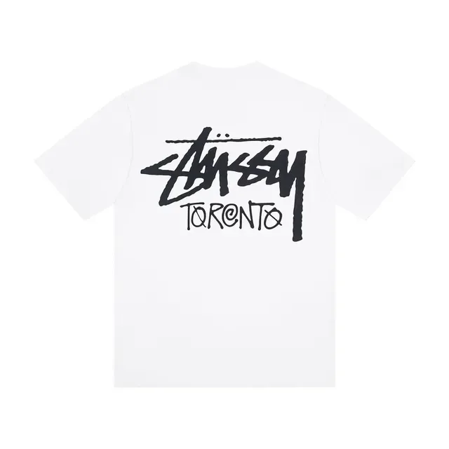 Camiseta gráfica Stussy Stock Logo Toronto 4