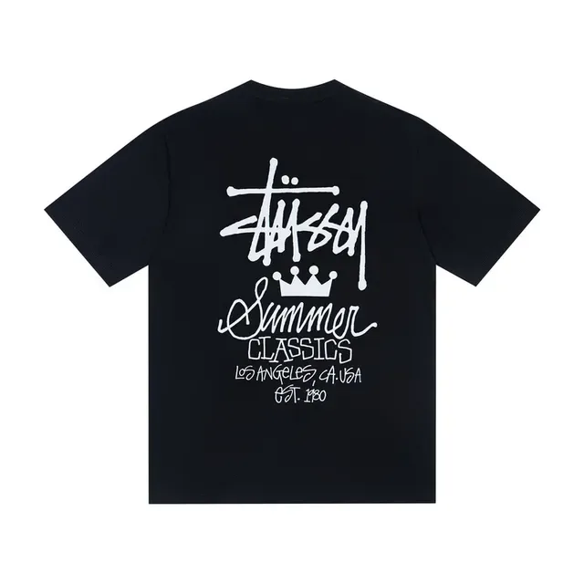 Stussy 夏季经典印花T恤 2