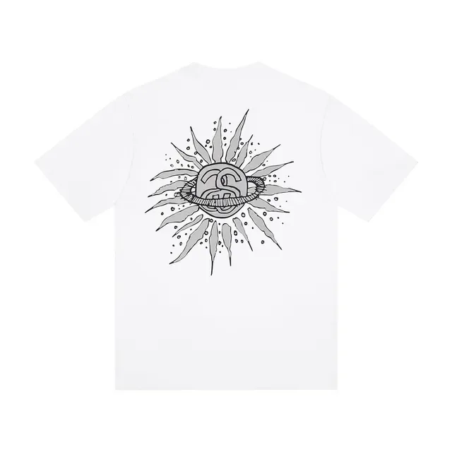 Stussy Sunburst ग्राफिक टी-शर्ट 4