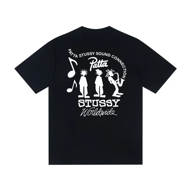 Stussy x Patta Sound Connection গ্রাফিক টি-শার্ট 2