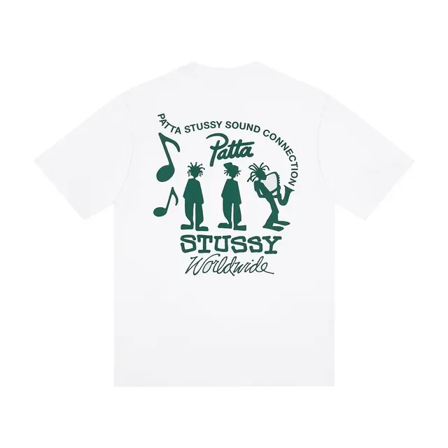 Stussy x Patta Sound Connection গ্রাফিক টি-শার্ট 4