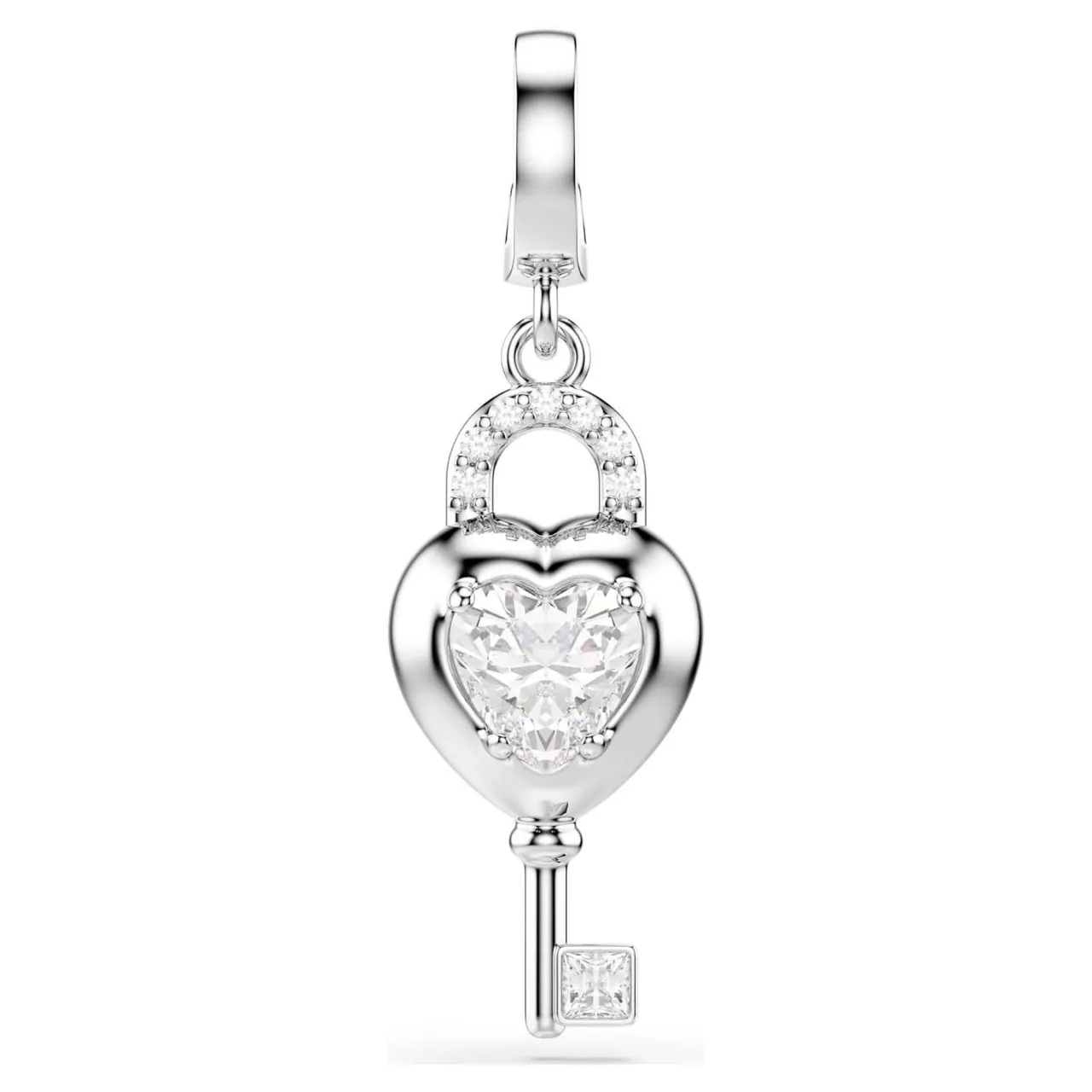 سواروفسكي قلب يقطر ذهب أحمر Pavé-Crystal تأثير اللمعان الراتنج مجوهرات 14