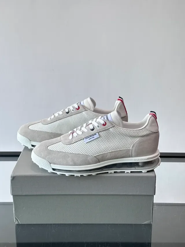 Thom Browne Air-Unit Sneaker Light Gray Beige Lifestyle Sneakers 5