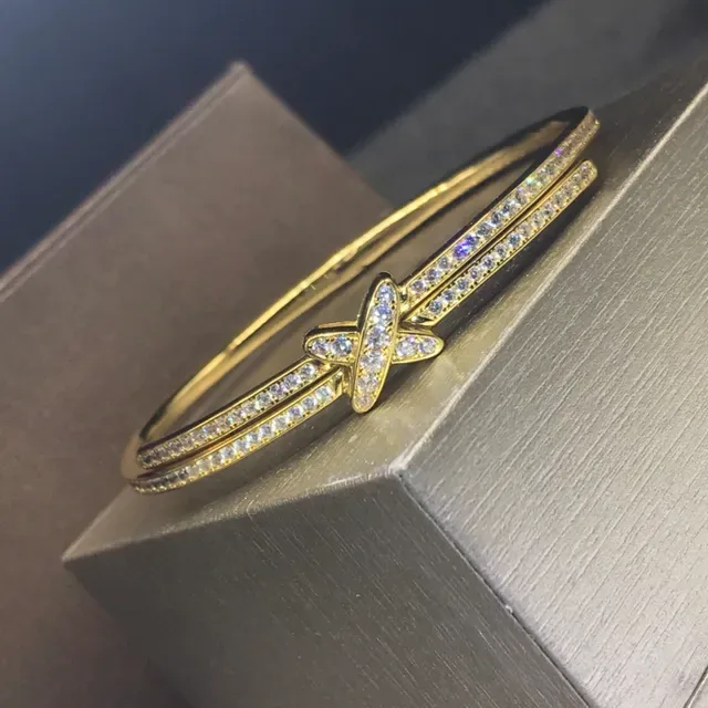 Tiffany & Co. HardWear Pavé X-Motif कंगन 2