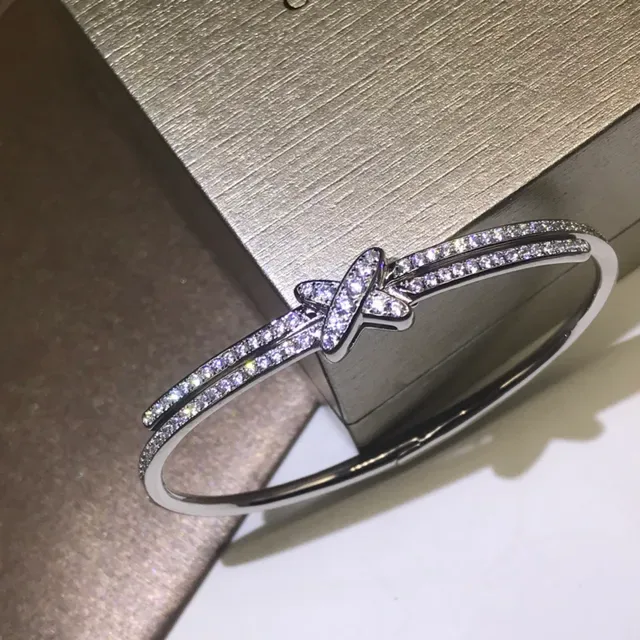 Tiffany & Co. HardWear Pavé X-Motif कंगन 7